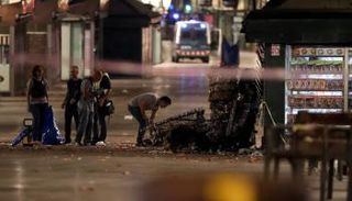 موقع عملية الدهس (رويترز)