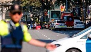 الشرطة الإسبانية تحاصر موقع حادث الدهس الثاني- صورة أرشيفية