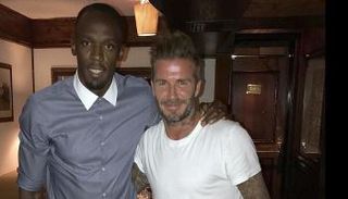 لعبة فيديو شهيرة تدخل بولت كرة القدم.. وبيكهام سفيرا لها