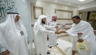 حجاج أسر شهداء الجيش السوداني يصلون السعودية 