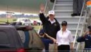 ترامب يتفقد آثار إعصار هارفي المدمر بتكساس