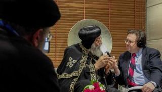 البابا تواضروس الثاني خلال حواره مع هيئة الإذاعة الأسترالية