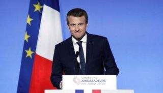الرئيس الفرنسي إيمانويل ماكرون