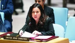السفيرة لانا نسيبة المندوبة الدائمة للإمارات لدى الأمم المتحدة