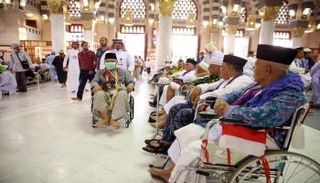 حجاج من ذوي الاحتياجات الخاصة