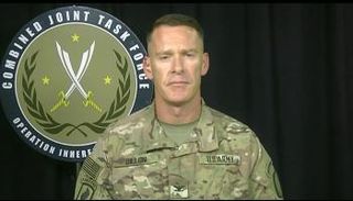 الكولونيل ريان ديلون المتحدث باسم التحالف