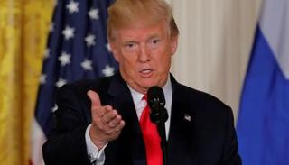 الرئيس الأمريكي دونالد ترامب