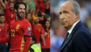 فينتورا هنأ إيسكو على إسقاط إيطاليا