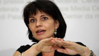 رئيسة سويسرا دوريس ليوتار 