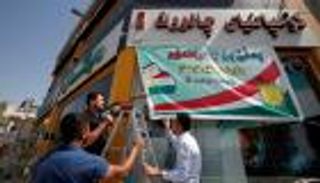 بالصور.. انطلاق الدعاية لاستفتاء كردستان وسط انقسام حزبي