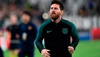 ميسي في تدريبات برشلونة