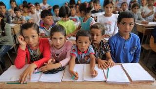 أطفال الرقة في المدارس - أ. ف. ب