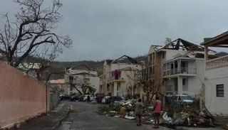 جانب من إعصار إرما