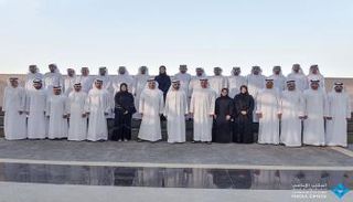 الشيخ محمد بن راشد والشيخ محمد بن زايد في زيارة لمتحف اللوفر أبوظبي