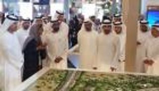 محمد بن راشد يزور معرض سيتي سكيب جلوبال