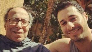 الفنان صلاح السعدني مع نجله أحمد