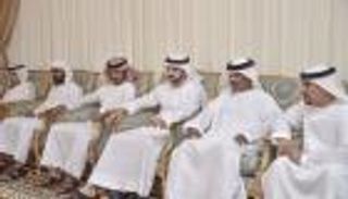 حمدان بن محمد يقدم واجب العزاء في الشهيدين الإماراتيين النقبي والمزروعي