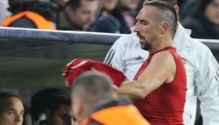 فرانك ريبيري في لحظة غضبه