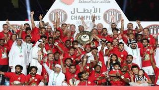 الجزيرة بطل دوري الخليج العربي الموسم الماضي