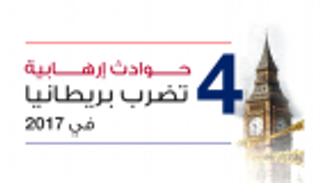 إنفوجراف.. 4 اعتداءات إرهابية تضرب بريطانيا في 2017