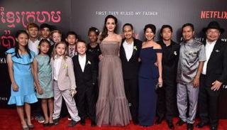 أنجلينا جولي في افتتاح الفيلم