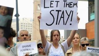 مظاهرة تضامنا مع اللاجئين في أستراليا-أرشيفية