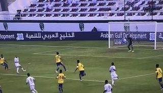 جانب من مباراة الإمارات والظفرة