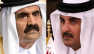 بالصور.. تميم و"الحمدين" تحت حصار مؤيدي عبدالله آل ثاني