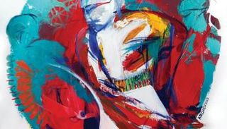 من لوحات معرض "مفترق الطرق"