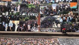 آلاف المتظاهرين ينددون بجرائم النظام الإيراني في نيويورك