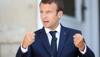 الرئيس الفرنسي إيمانويل ماكرون