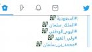 بالصور.. تويتر يحتفل باليوم الوطني السعودي على طريقته الخاصة