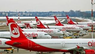 طائرة تابعة لشركة إير برلين