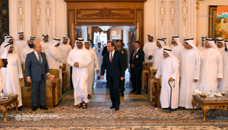 الشيخ محمد بن زايد آل نهيان والرئيس المصري عبد الفتاح السيسي