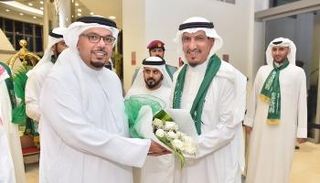 الجنيبي يستقبل بعثة الهلال