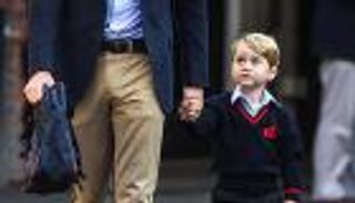 الأمير جورج لا يحب الذهاب إلى المدرسة