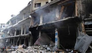 الغارات على إدلب خلفت دمارا كبيرا - الفرنسية