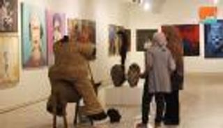 بالصور.. "بوابة العين" تواكب أبرز معرض للفنون التشكيلية في مصر