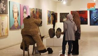 جانب من المعرض العام بقصر الفنون بالأوبرا