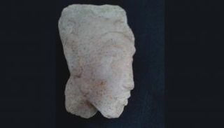 رأس إخناتون المكتشفة 