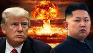 زعيم كوريا الشمالية  والرئيس الأمريكي