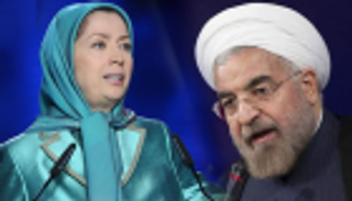 روحاني "الخائف" يصف معارضة باريس بـ"الإرهابيين"