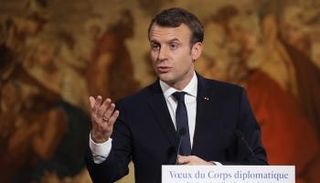 الرئيس الفرنسي إيمانويل ماكرون - أ. ف. ب