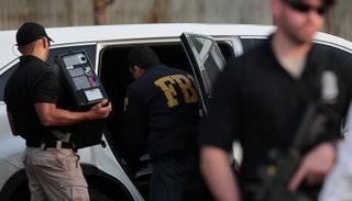 "إف بي آي" خلال التحقيق في قضية إرهابية