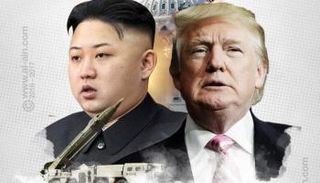 زعيم كوريا الشمالية والرئيس الأمريكي 