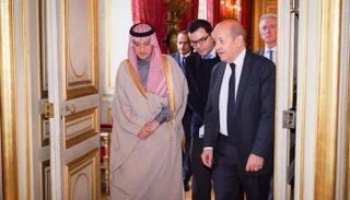 الجبير ونظيره الفرنسي 