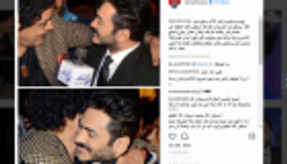 تامر حسني يهنئ محمد منير بلقب الأفضل لعام 2017