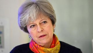 رئيسة الوزراء البريطانية تيريزا ماي 
