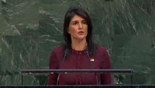 نيكي هيلي مندوبة واشنطن لدى الأمم المتحدة