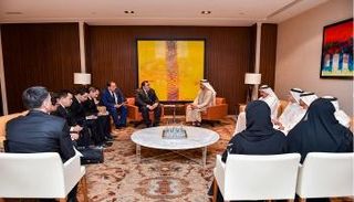 الشيخ عبد الله بن زايد آل نهيان يستقبل نائب وزير خارجية تركمانستان